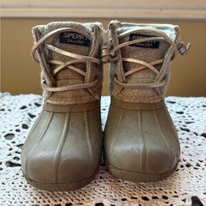 Sperry Kids Brown Duck Boots